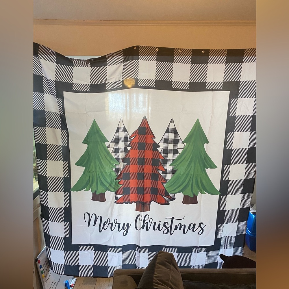 Christmas Tree shower curtain